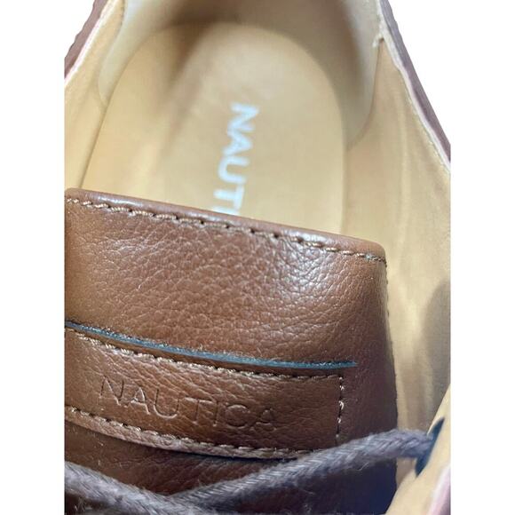 Nautica Wing deck Pebbled Oxford  Shoes men Sz 12 Relaxed Work Attire versatile - Picture 13 of 15